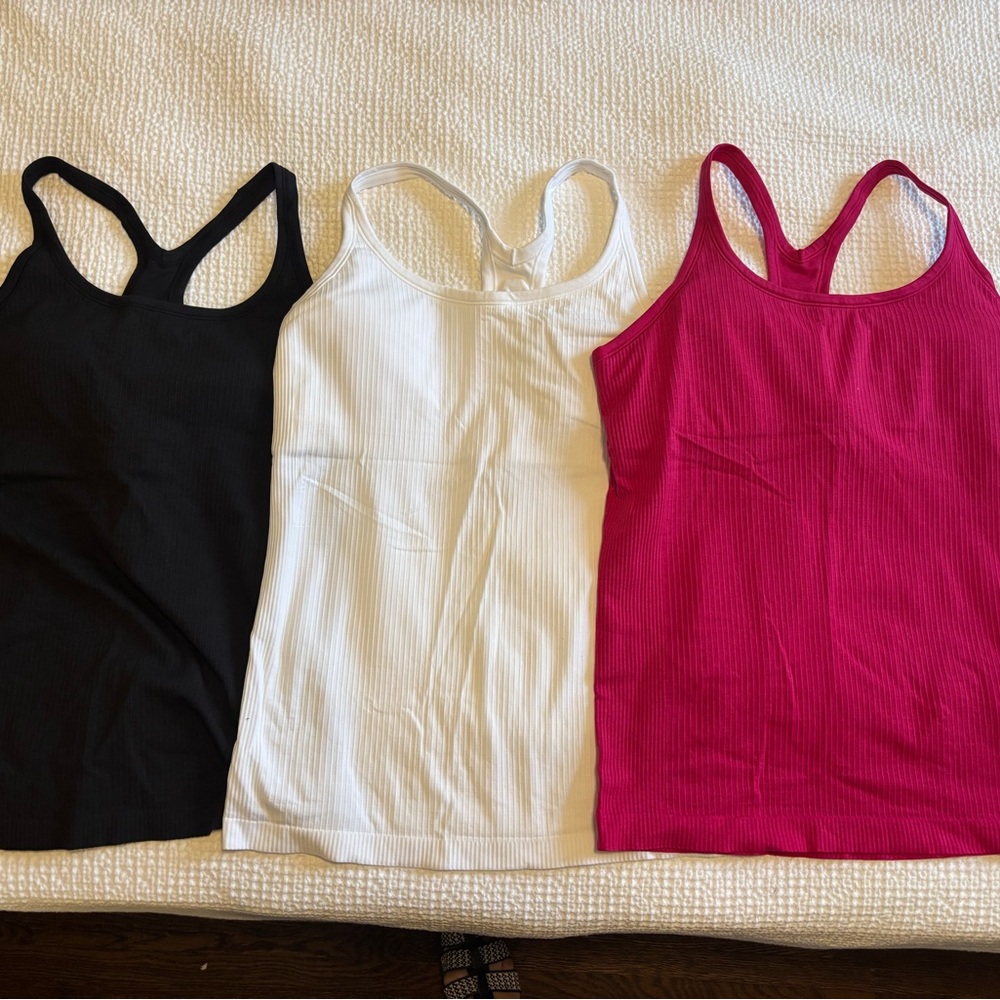 Lululemon Ebb to Street tanks 3 for less than the price of 2!
